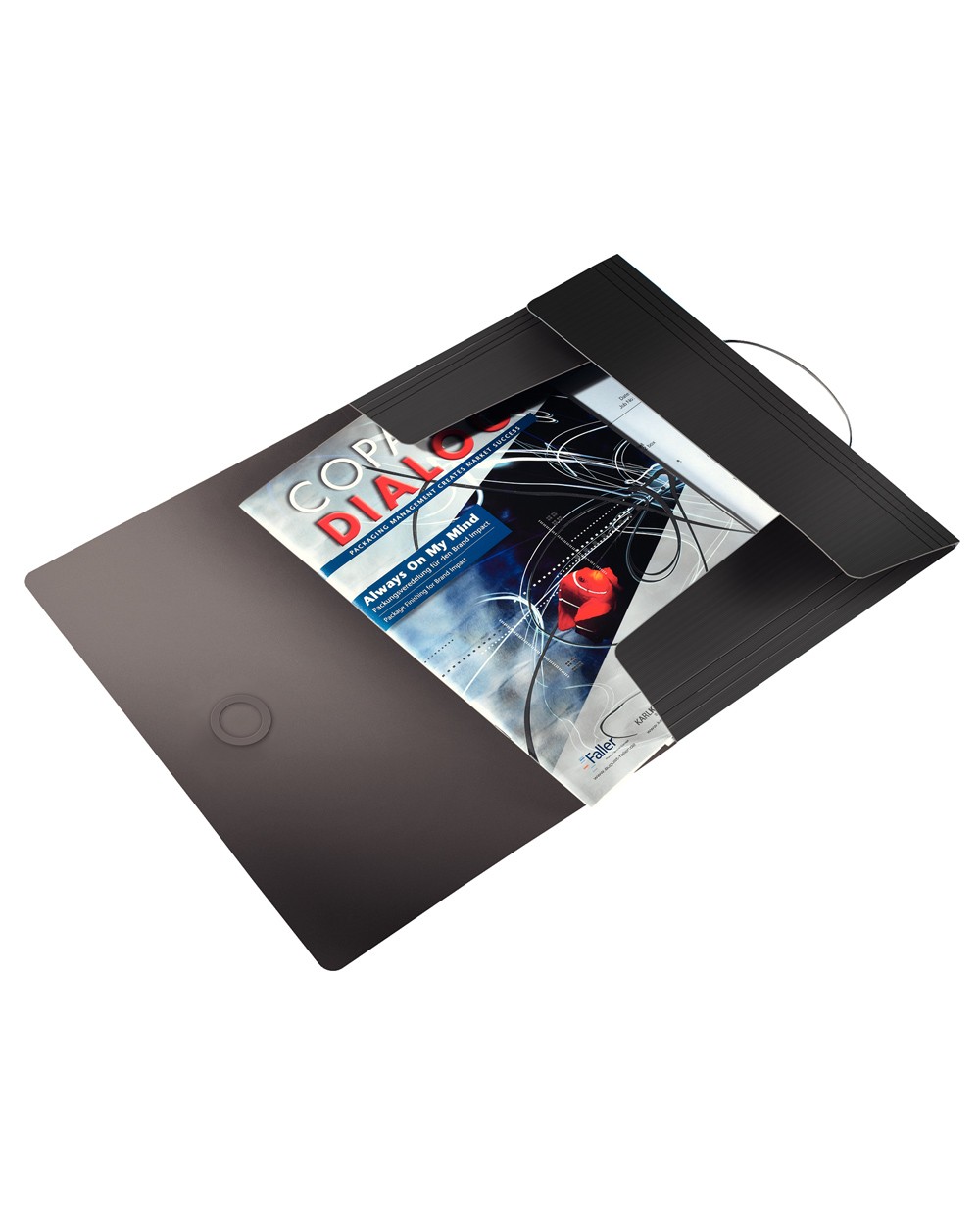 Carpeta leitz wow gomas solapas solid polipropileno din a4 color negro