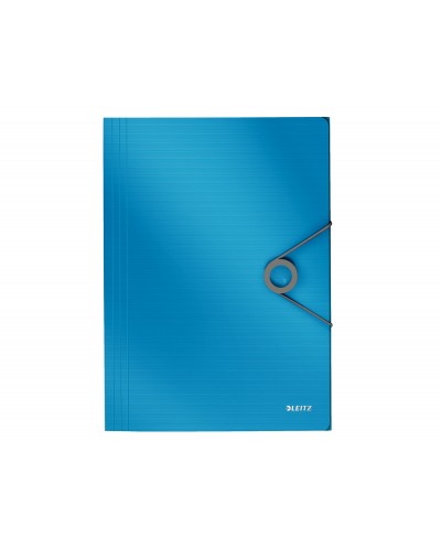 Carpeta leitz wow gomas solapas solid polipropileno din a4 color azul