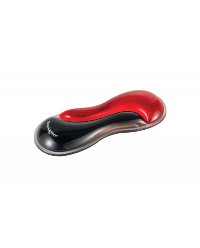 Reposamunecas kensington duo gel para raton trackball slim color negro rojo