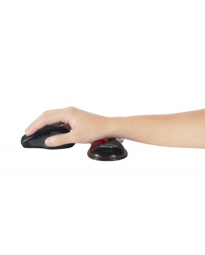 Reposamunecas kensington duo gel para raton trackball slim color negro rojo