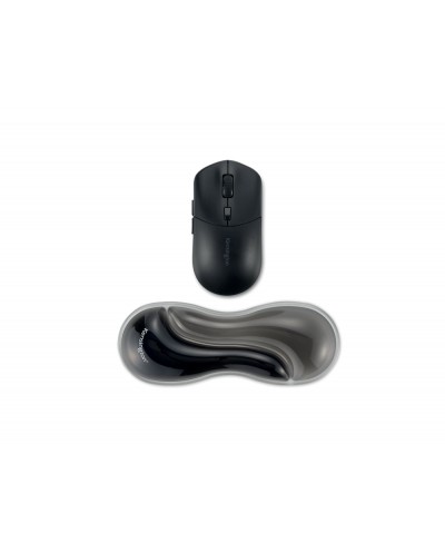 Reposamunecas kensington duo gel para raton trackball slim color negro gris