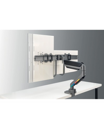 Brazo kensington para dos monitores smartfit ergo kensington con barra transversal y asa
