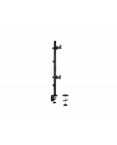 Brazo kensington vertical para dos monitores 2 pantallas horizontal de hasta 32 y 29 en vertical