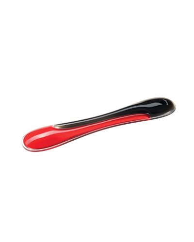 Reposamunecas kensington duo gel teclado slim color negro rojo