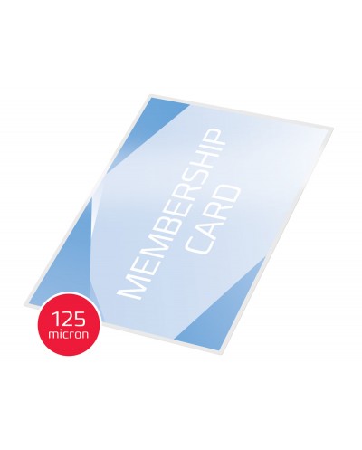 Bolsa de plastificar gbc nif 60x90 mm 2x125 mc caja de 100 unidades
