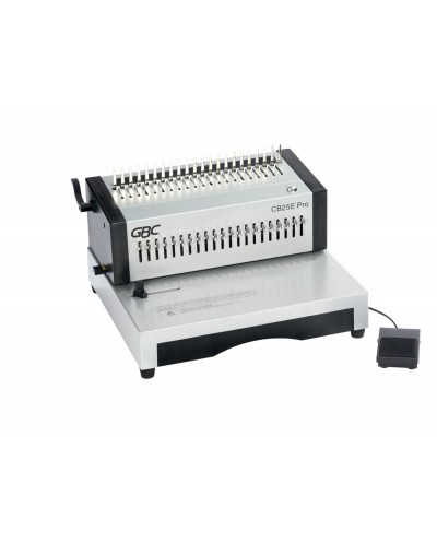 Encuadernadora electrica canutillo gbc combbind cb25e pro a4 perfora 25 hojas encuaderna 500 hojas
