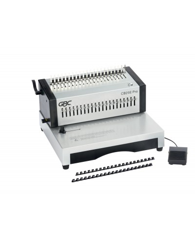 Encuadernadora electrica canutillo gbc combbind cb25e pro a4 perfora 25 hojas encuaderna 500 hojas