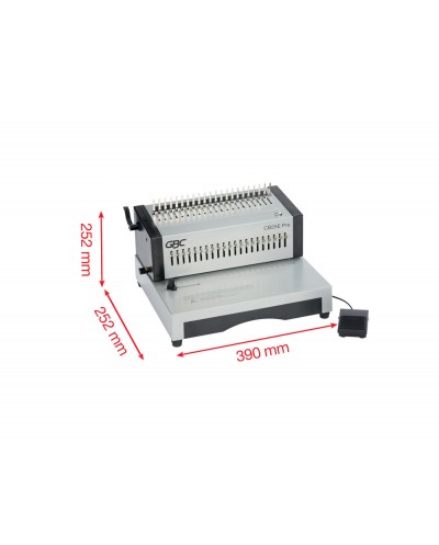 Encuadernadora electrica canutillo gbc combbind cb25e pro a4 perfora 25 hojas encuaderna 500 hojas