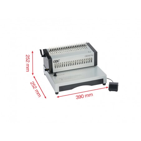 Encuadernadora electrica canutillo gbc combbind cb25e pro a4 perfora 25 hojas encuaderna 500 hojas