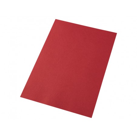 Tapa de encuadernacion gbc antelope similpiel din a4 250 g rojo pack de 100 unidades