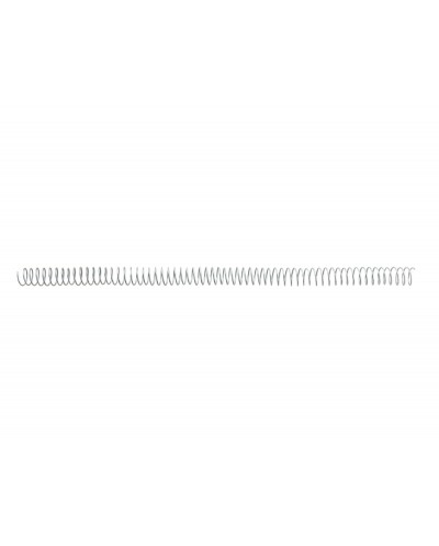 Espiral metalica gbc 18 mm color blanco caja de 100 unidades