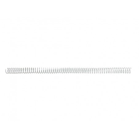 Espiral metalica gbc 18 mm color blanco caja de 100 unidades