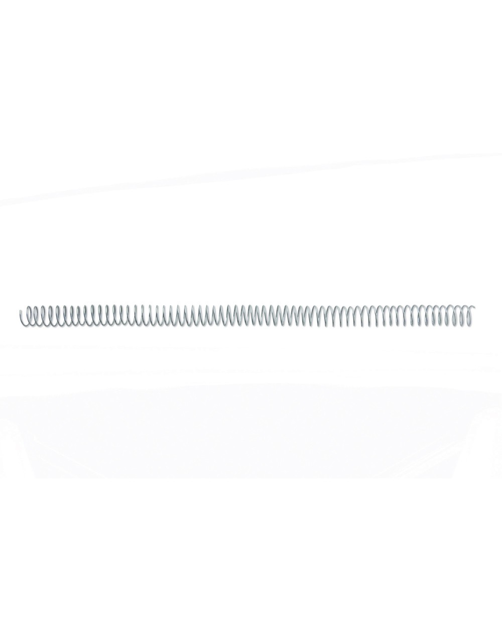 Espiral metalica gbc 30 mm color blanco caja de 50 unidades