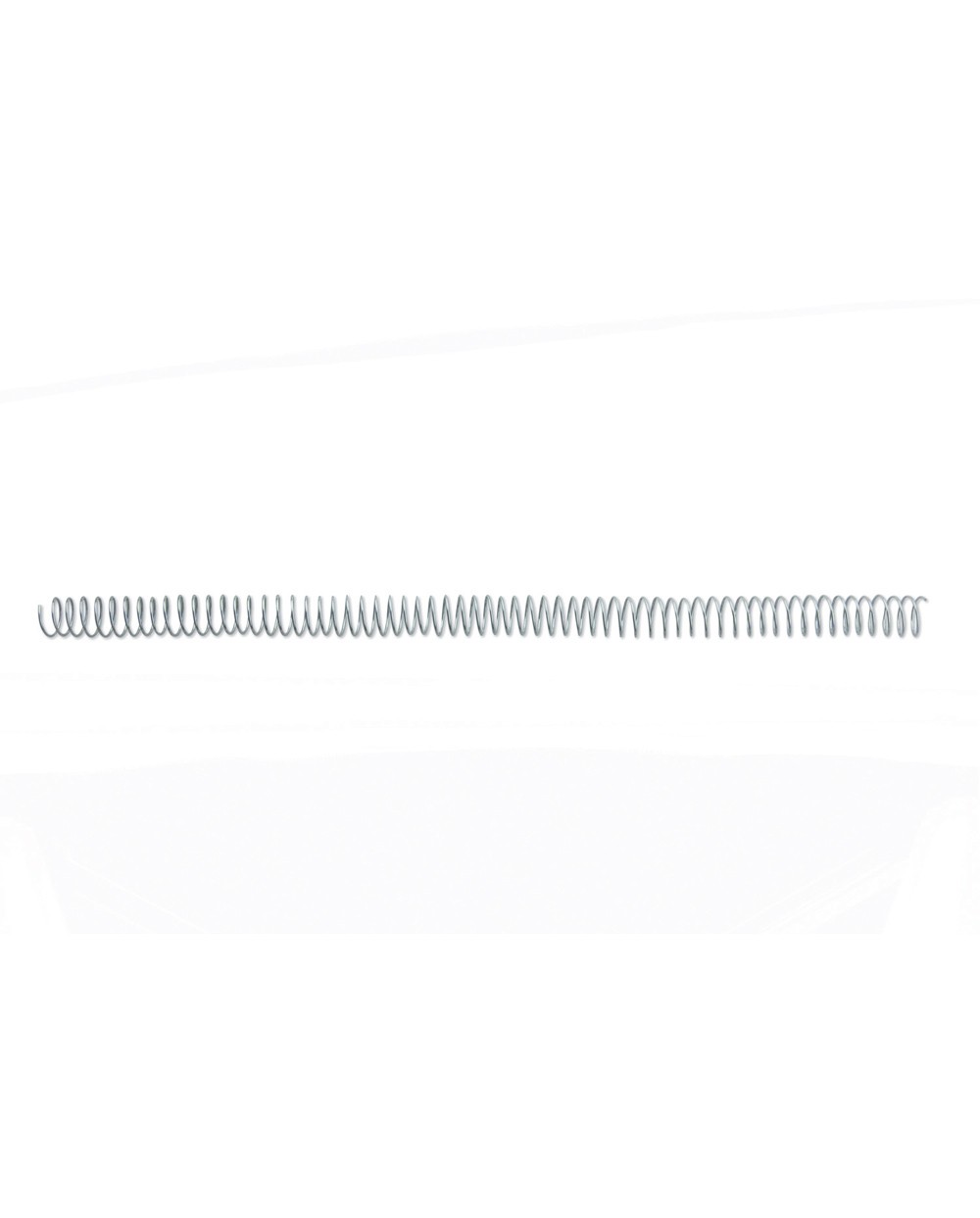 Espiral metalica gbc 24 mm color blanco caja de 100 unidades