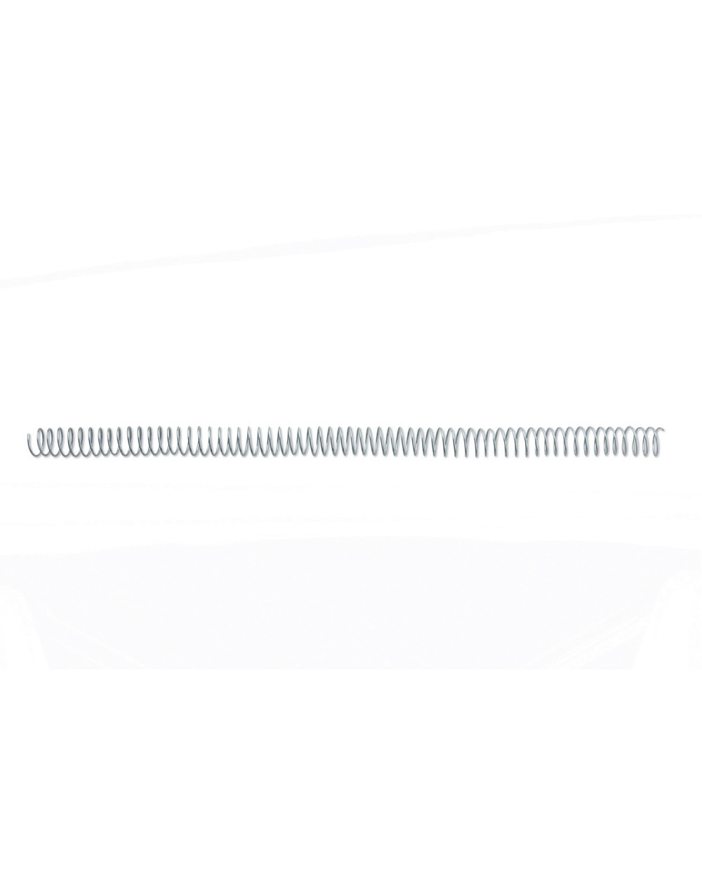 Espiral metalica gbc 20 mm color blanco caja de 100 unidades