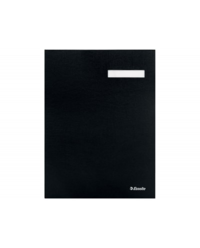 Portafirmas esselte fuelle con 20 separadores polipropileno color negro