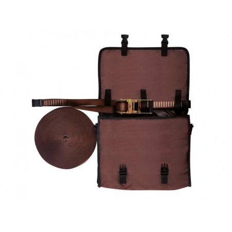 Linea de vida safetop horizontal regulable con mochila 2 usuarios 20 m