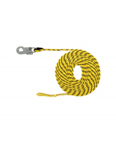 Linea de vida safetop horizontal poliester 105 mm con mosqueton 5 m
