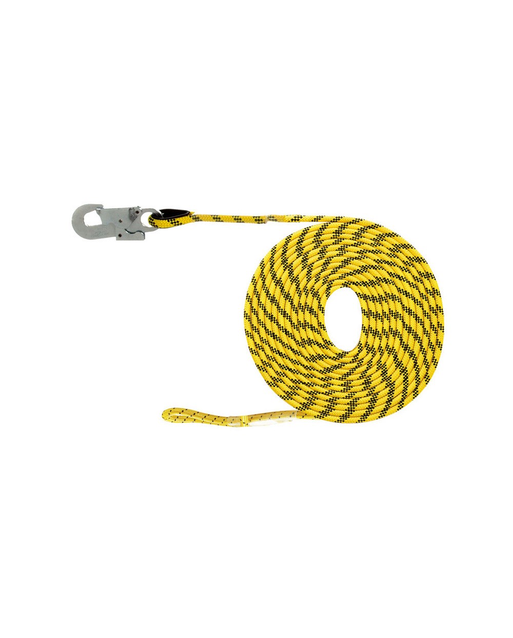 Linea de vida safetop horizontal poliester 105 mm con mosqueton 5 m