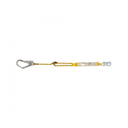 Cuerda safetop regulable con absorbedor y mosquetones 198 m