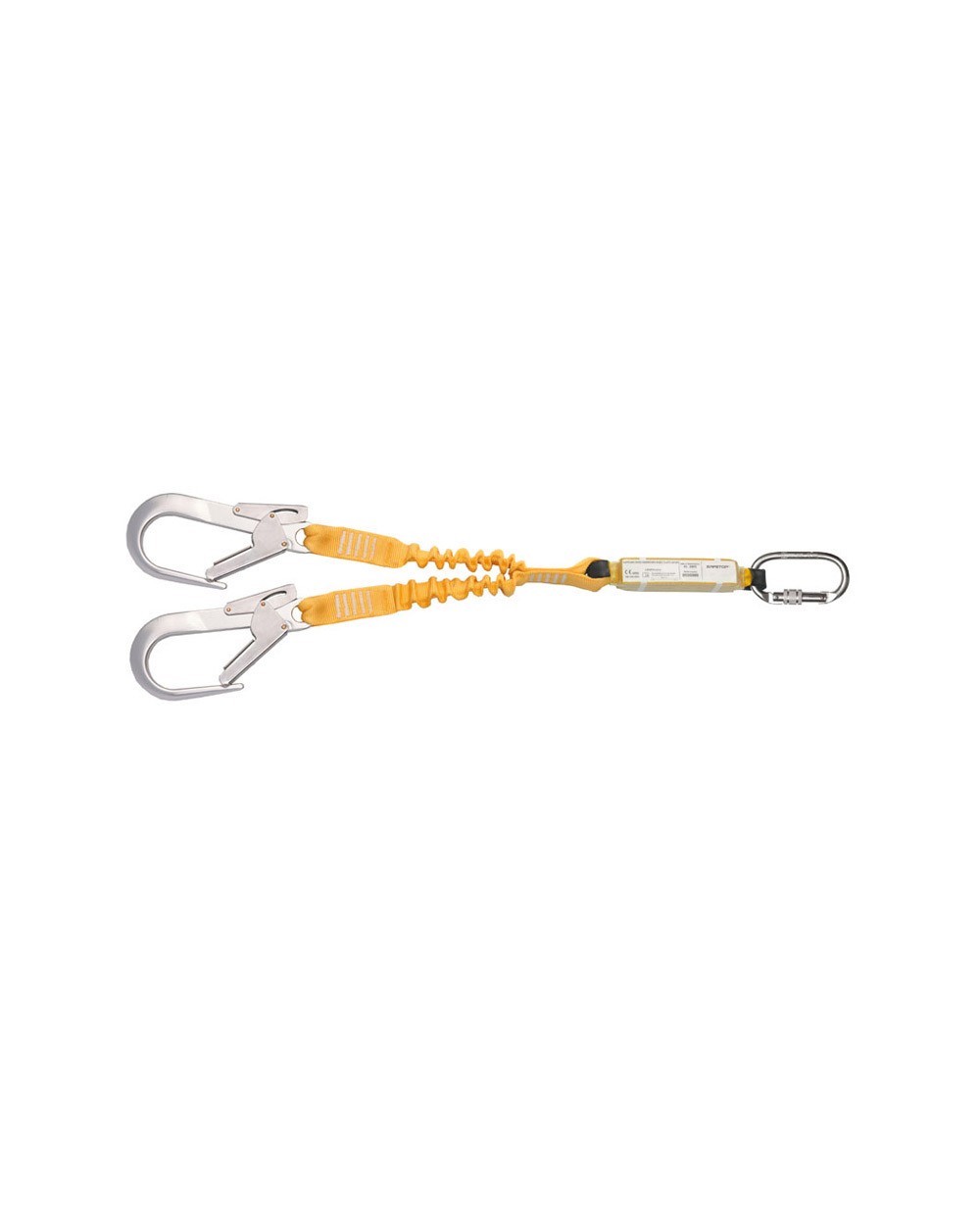 Cinta elastica doble safetop 178 m con absorbedor y mosquetones