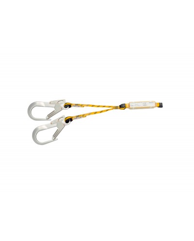 Cuerda doble safetop 1 m con absorbedor 80113j 2uds