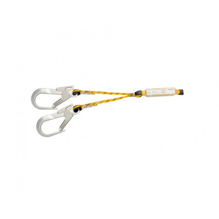 Cuerda doble safetop 1 m con absorbedor 80113j 2uds