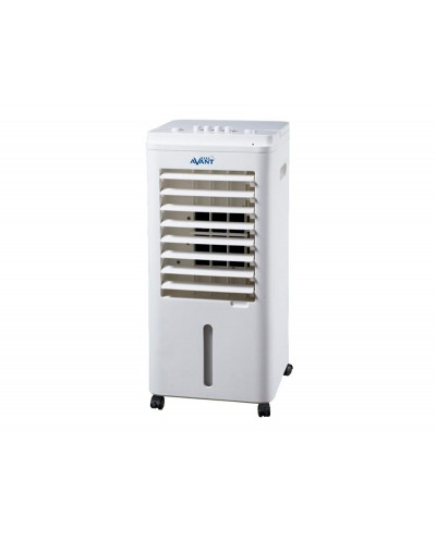 Climatizador evaporativo avant 65w deposito 5l 3 velocidades con ruedas color blanco