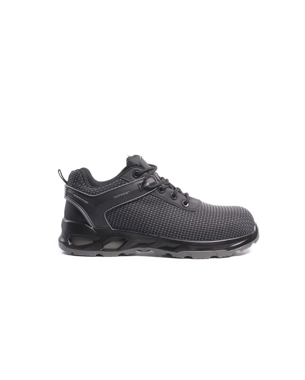 Zapatos de seguridad safetop amantio tejido putek suela pu bidensidad s3 talla 44 color gris