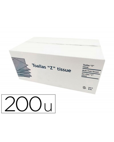 Toalla de papel secamanos dahi z ecopasta 2 capas caja con 20 paquetes de 200 unidades
