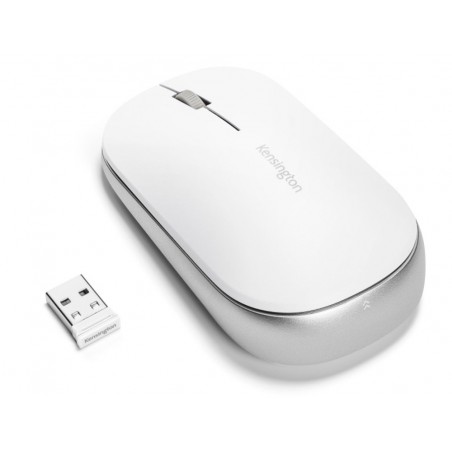 Raton inalambrico kensington suretrack dual color blanco