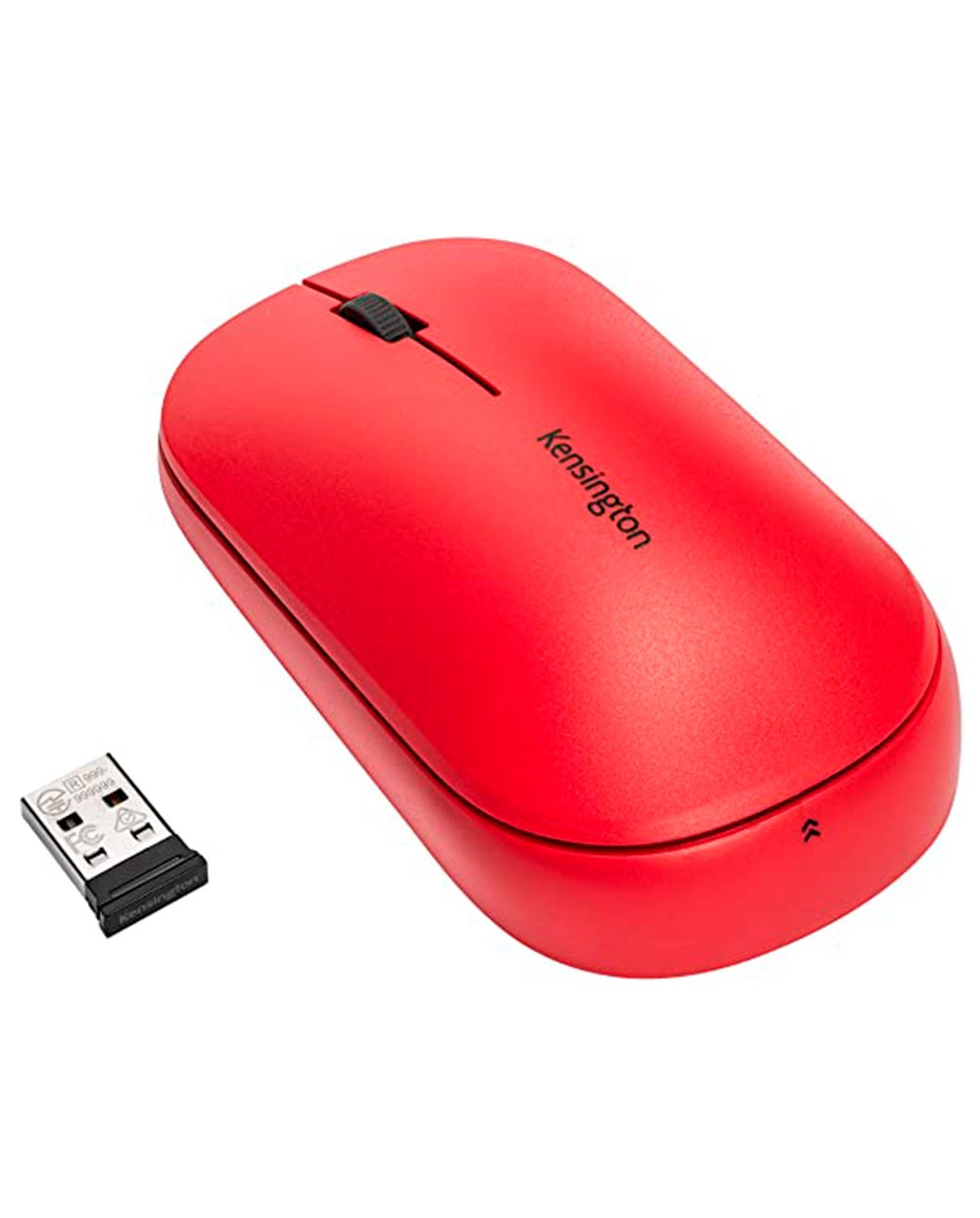 Raton inalambrico kensington suretrack dual color rojo