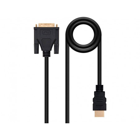 Cable dvi nanocable a hdmi dvi181 m hdmi a m color negro longitud 18 m