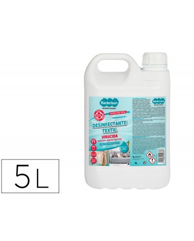 Desinfectante bacterisan germosan nor bp7 virucida para textil garrafa de 5 litros