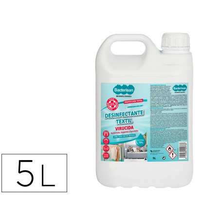 Desinfectante bacterisan germosan nor bp7 virucida para textil garrafa de 5 litros