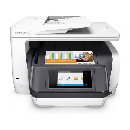 Equipo multifuncion hp officejet pro 8730 tinta color 24 ppm 20 ppm escaner fax copiadora impresora wifi