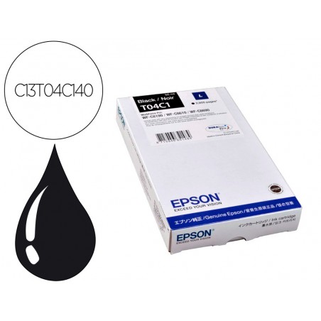 Ink jet epson t04c1 negro 2900 paginas