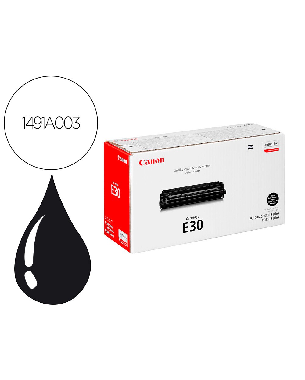 Toner canon e30 fc204 fc210 fc224 fc310 fc330 negro