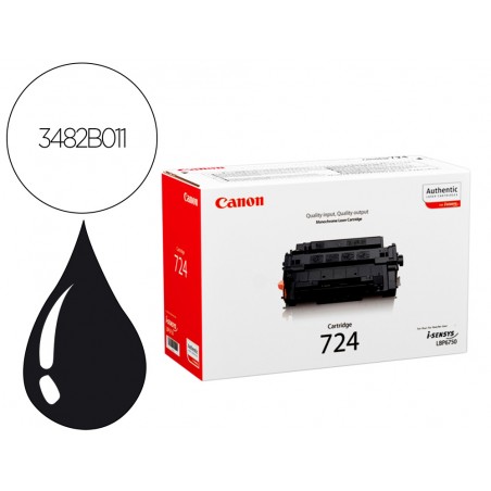 Toner canon 724h lbp6750 lbp6780 negro