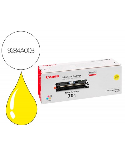 Toner canon 701yh lbp5200 mf8100 mf8180 amarillo