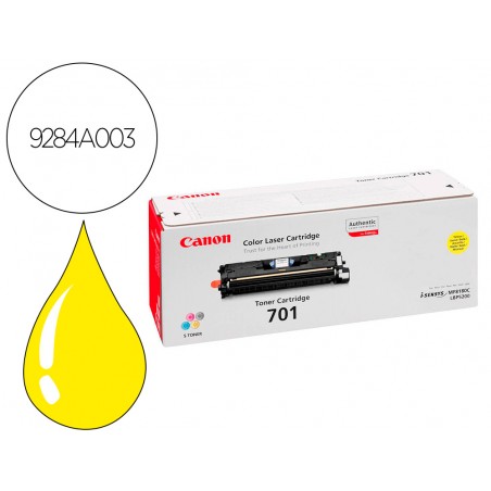 Toner canon 701yh lbp5200 mf8100 mf8180 amarillo