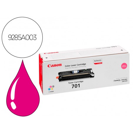 Toner canon 701mh lbp5200 mf8100 mf8180 magenta