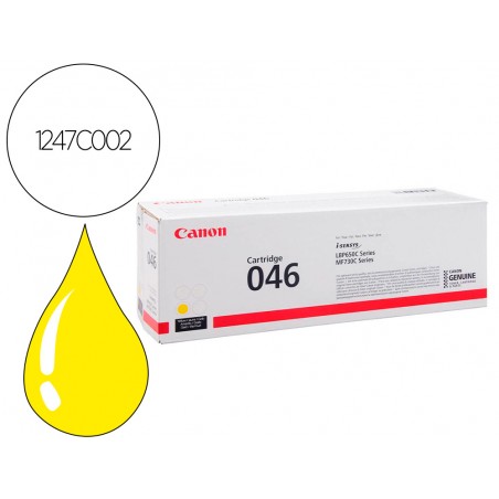 Toner canon 046y lbp650 mfc730 amarillo