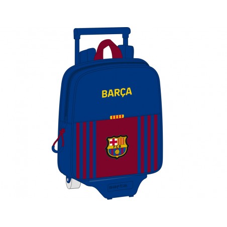 Cartera escolar safta fc barcelona 1 equipacion 21 22 con carro 220x100x280 mm