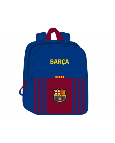 Cartera escolar safta fc barcelona 1 equipacion 21 22 mochila guarderia adaptable a carro 220x100x270 mm