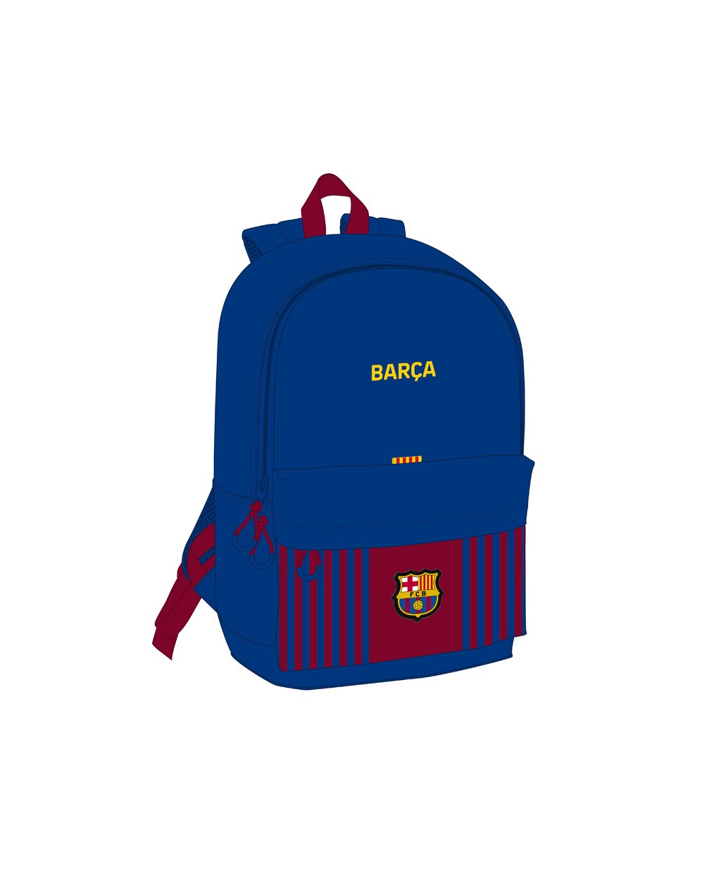 Cartera escolar safta fc barcelona 1 equipacion 21 22 mochila adapt a carro 310x150x470 mm