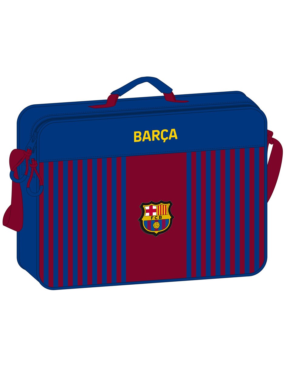 Cartera escolar safta fc barcelona 1 equipacion 21 22 extraescolares 380x60x280 mm