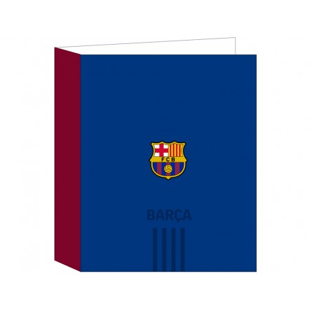 Carpeta safta folio carton 4 anillas lomo ancho fc barcelona 1 equipacion 21 22