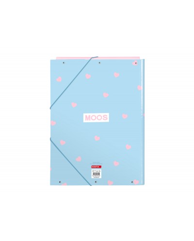 Carpeta gomas safta folio solapas moos panda