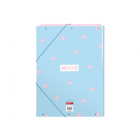 Carpeta gomas safta folio solapas moos panda